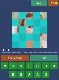 Norsk Kjendis Quiz: Gjett kjente norske personer Screen Shot 8