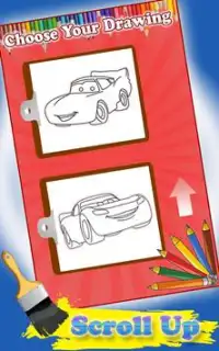 My Lightning Cars Coloring Pages for Kids Screen Shot 1