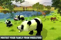 जंगली पांडा परिवार जंगल सिम Screen Shot 1