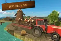 Farming Tractor Animal Cargo Transport Screen Shot 2