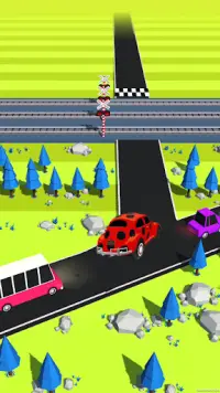 Ladybug Car Traffic Run Screen Shot 2