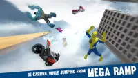 Super Hero Bike Mega Ramp - Stunt Racing Adventure Screen Shot 0