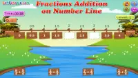 Number Line Fractions Games Screen Shot 1