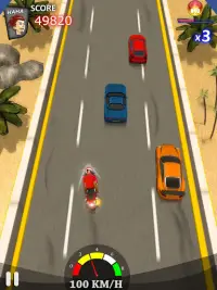 การแข่งรถบนถนน Moto ยอดนิยม Screen Shot 2