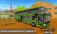 Army Bus Transporter Coach Fun Screen Shot 0