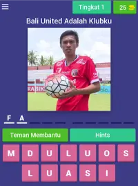 Tebak Pemain Liga 1 Indonesia Screen Shot 3