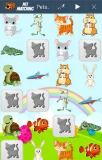 Memory Game for Kids - Pets Screen Shot 5