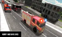 911 Rescue team Fire Truck Driver 2020 Screen Shot 10