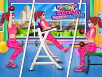 Gym Workout - Women Exercise Game Screen Shot 6