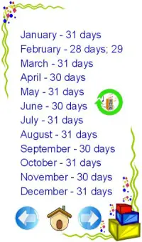 Learn days of week and months Screen Shot 3