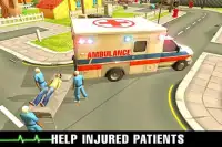 911 Rescate de la ambulancia de emergencia: Ciudad Screen Shot 2