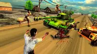 Tank Highway Zombies Roadkill Survival Shelter Screen Shot 7