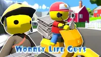 Wobbly Life Guys Racing - Ragdoll World! Screen Shot 1