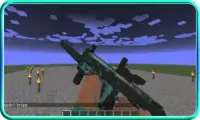 3D Gun Weapon Craft Mod for Minecraft PE Screen Shot 2