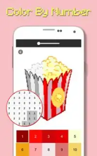 Цвет еды по номеру - Pixel Art Screen Shot 2