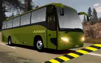 indian army bus driving: military truck mission Screen Shot 0