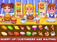 Crazy Burger Shop: Fast Food Cooking Restaurant Screen Shot 0