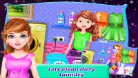 School Girls House Cleaning Games Screen Shot 4