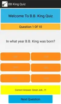 B.B. King Quiz Screen Shot 2