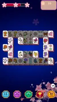 Mahjong Solitaire Flower Screen Shot 4