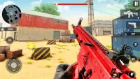 गन एक्शन गेम्स: गोली मारने वाले युद्ध हड़ताल Screen Shot 3