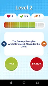 Fact Or Fiction Quiz Screen Shot 1