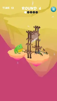 Tap the frog- Homeless Frog Games Screen Shot 9