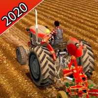 Drive tractor trolley Offroad: Cargo simulator
