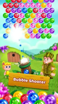 Bubble Shooter - Flower Games Screen Shot 0