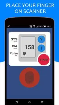 قياس ضغط الدم بالبصمة Prank Screen Shot 2