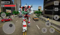 menyelamatkan kota ambulans robot transform Screen Shot 6