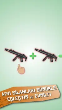 Merge Guns : Evrilt  Silah Birleştime Oyunu Screen Shot 0