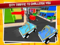 Mobil Parkir Crash Blocky Sim Screen Shot 5