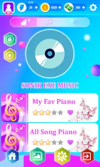 Sonik EXE vs FNF Piano Tiles Screen Shot 0