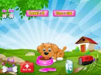 女の子のための子犬のゲームで一日 Screen Shot 3