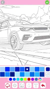 Car coloring games - Color car Screen Shot 0