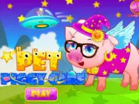 Pet piggy care - Animal game Screen Shot 0