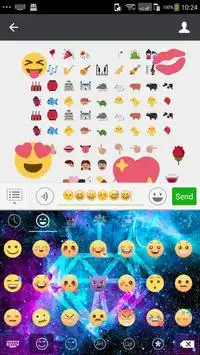 Galaxy Flash Emoji Keyboard Screen Shot 4