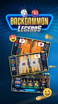 Backgammon Legends - online with chat Screen Shot 0