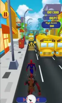 Subway Spider Run Man 0MB vs Deadpool Screen Shot 2