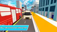 스쿨 버스 시뮬레이터 드라이브 3D Screen Shot 2