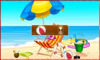 Hidden Object : Summer beach Screen Shot 2