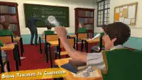 Real High School Fighting - Gangster Crime Sim 3D Screen Shot 1
