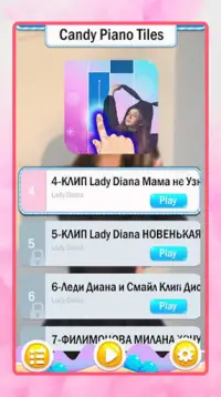 Lady Diana Piano Tiles Music 🎹 Screen Shot 1