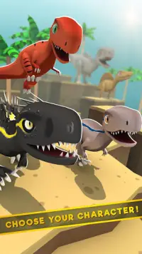 Jurassic Alive: World T-Rex Игра динозавров Screen Shot 5