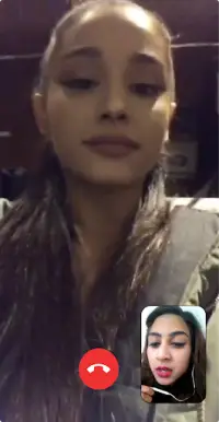 Call From 📱 Ariana Grande call & video call  chat Screen Shot 1