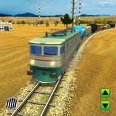 3D Triain Driving Sim - Railway Crossing Game