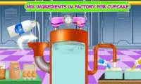 Colorful Cupcake Maker Factory: Bakery Shop Games Screen Shot 3