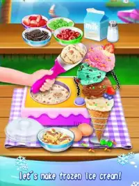 Summer Frozen Food - Snow Cone,Ice Cream & Ice Pop Screen Shot 0