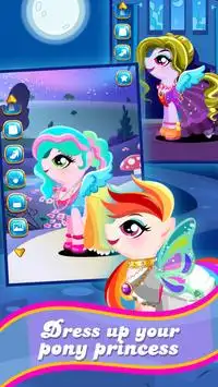 Pony Princess Beauty Dress Up Screen Shot 1